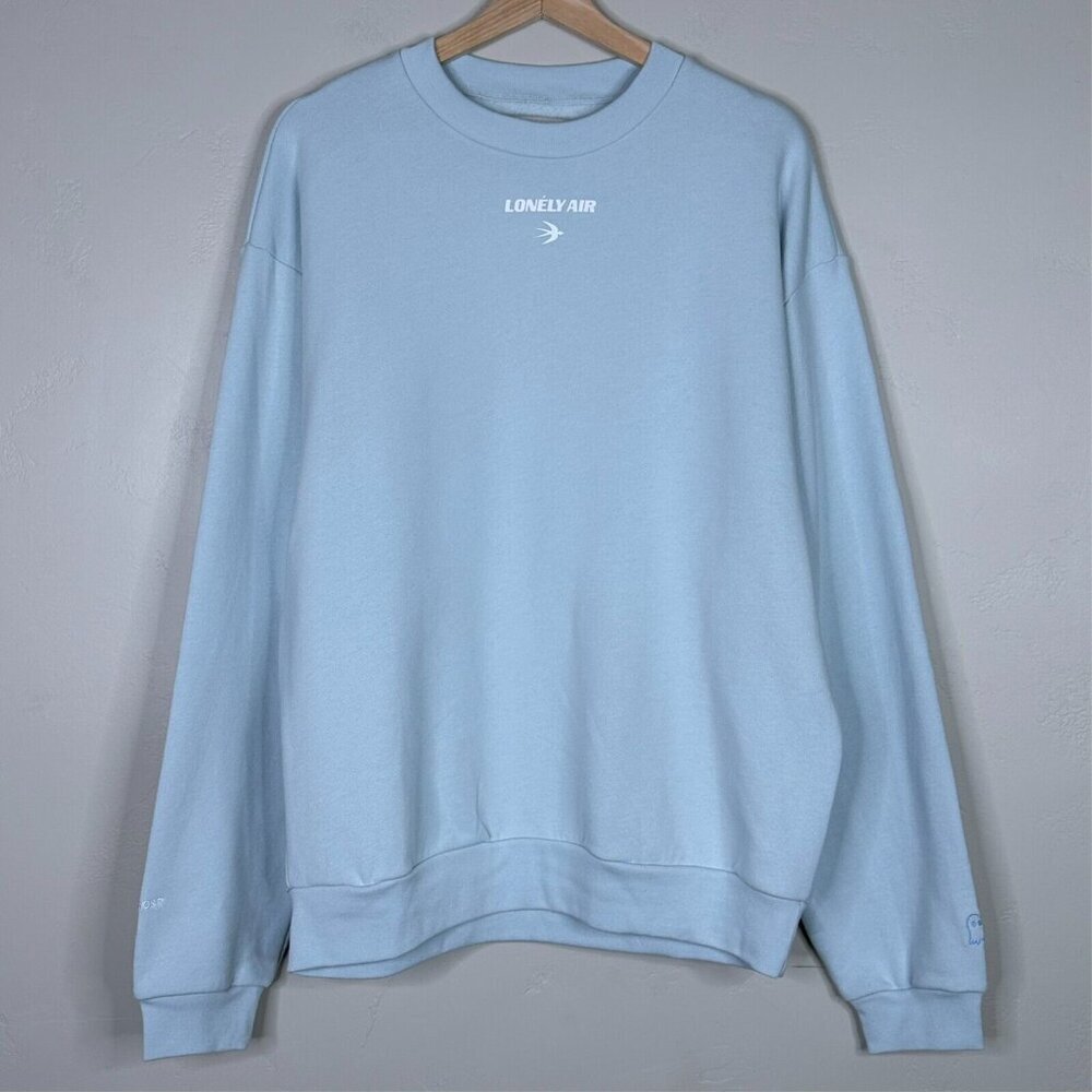 LONELY GHOST Light Blue Sweater